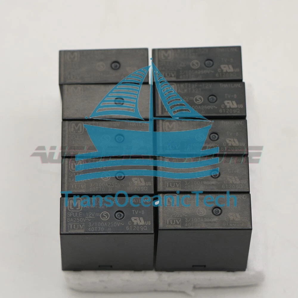 10Pcs PANASONIC LKT1aF-12V ALKT321 12VDC Power Relay 8A 250V 4Pin ~