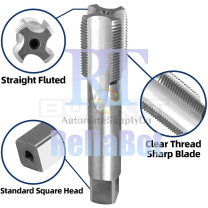 1 3/8"-24 UNS Tap and Die Set Right Hand,1-3/8 x 24 UNS Thread Tap and Round Die