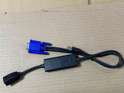 new for Dell server USB interface POD KVM cable KVM cable with cable 0UF366 UF366
