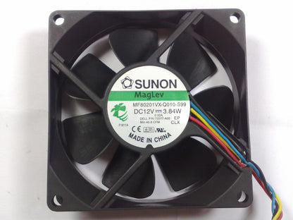 used 1PC MF80201VX-Q010-S99 Fan 12V 3.84W 4wires 80*80*20mm - KOEED