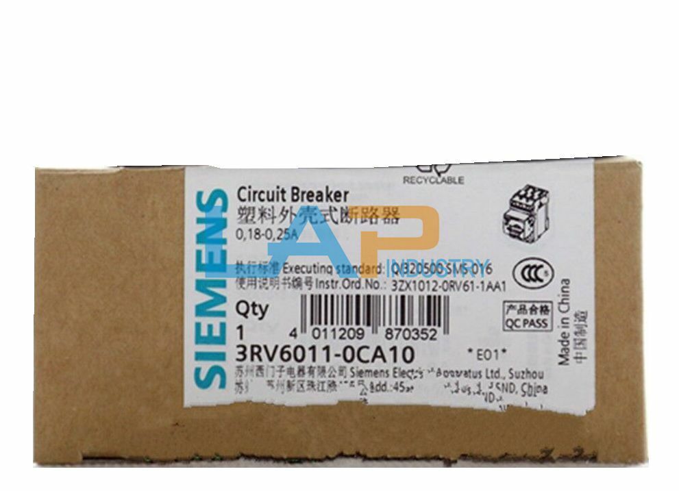 new 1PC  FOR SIEMENS 3RV6011-0CA10 Air switch Circuit Breaker