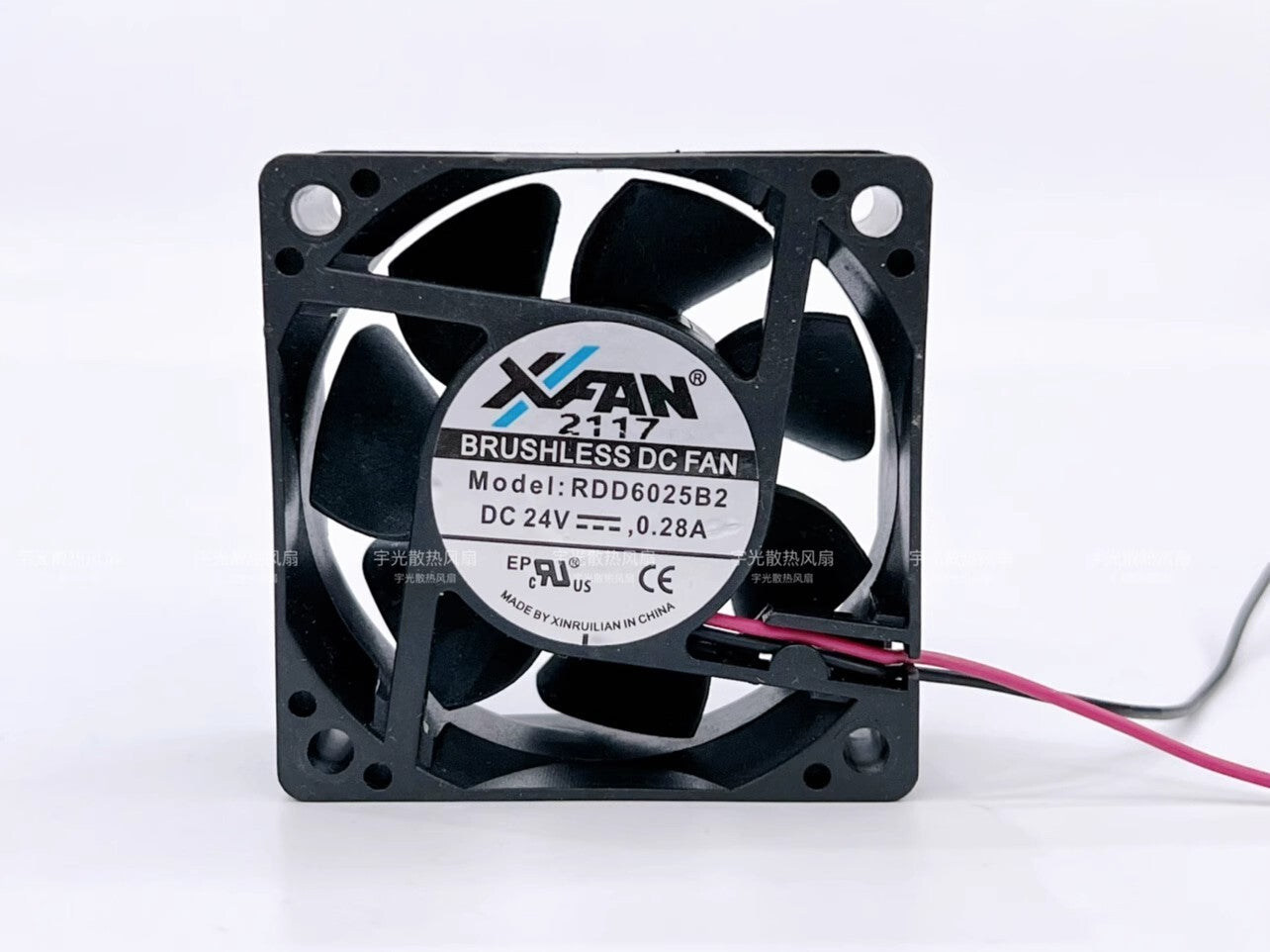 1PCS RDD6025B2 DC24V 0.28A 2-wire silent cooling fan