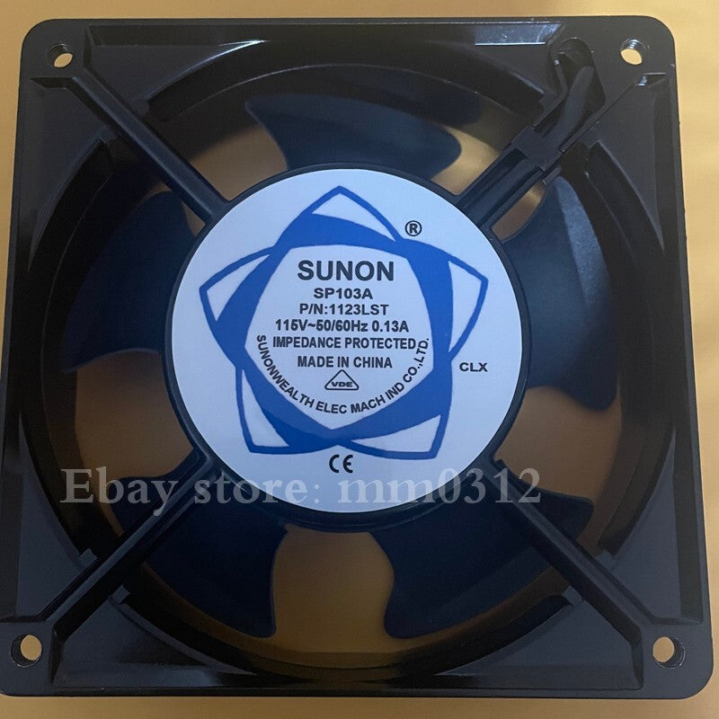 SUNON SP103A 1123LST.GN 115V 0.14A 12CM cooling fan