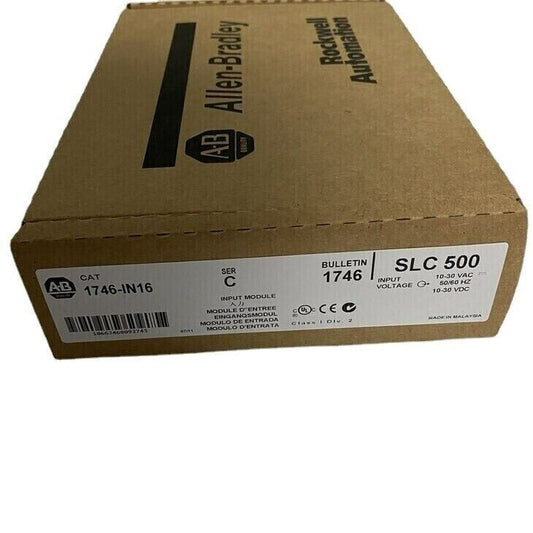 New Factory Sealed AB 1746IN16 Digital SLC 500 Input Module - NEW FACTORY SEALED