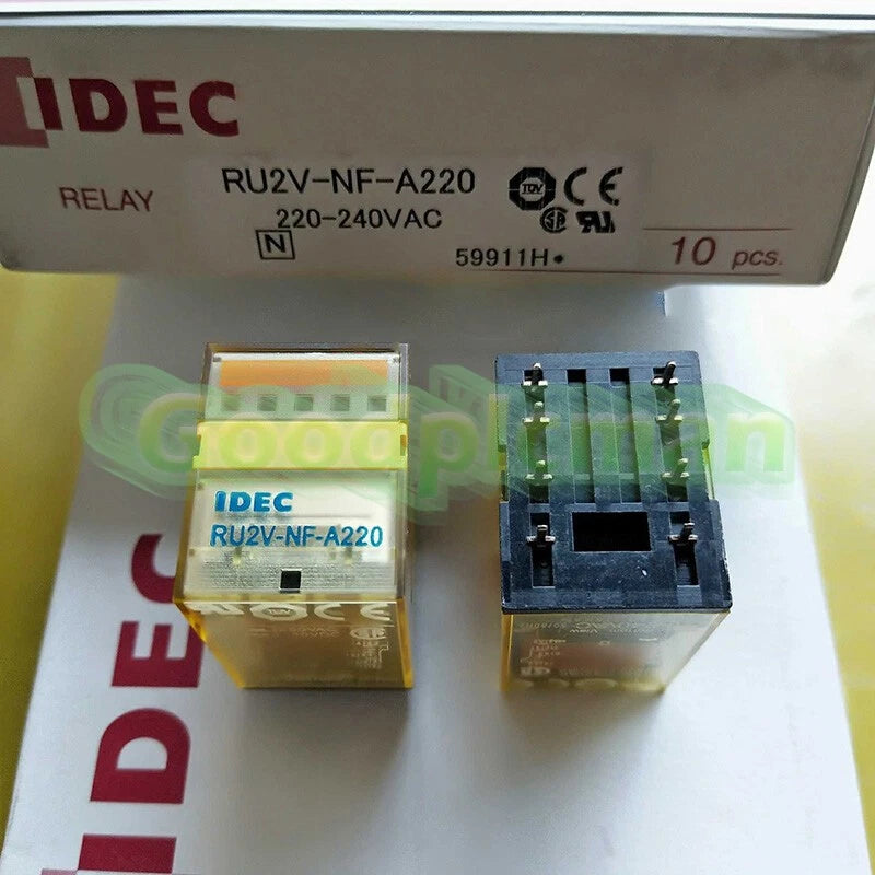 1pc IDEC RU2V-NF-A220 Power Relay 220VAC 8Pins