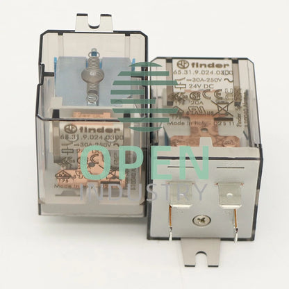 1PCS 65.31.9.024.0300-24vdc 30a Finder Relay 65.31 24VDC 30A 4PIN
