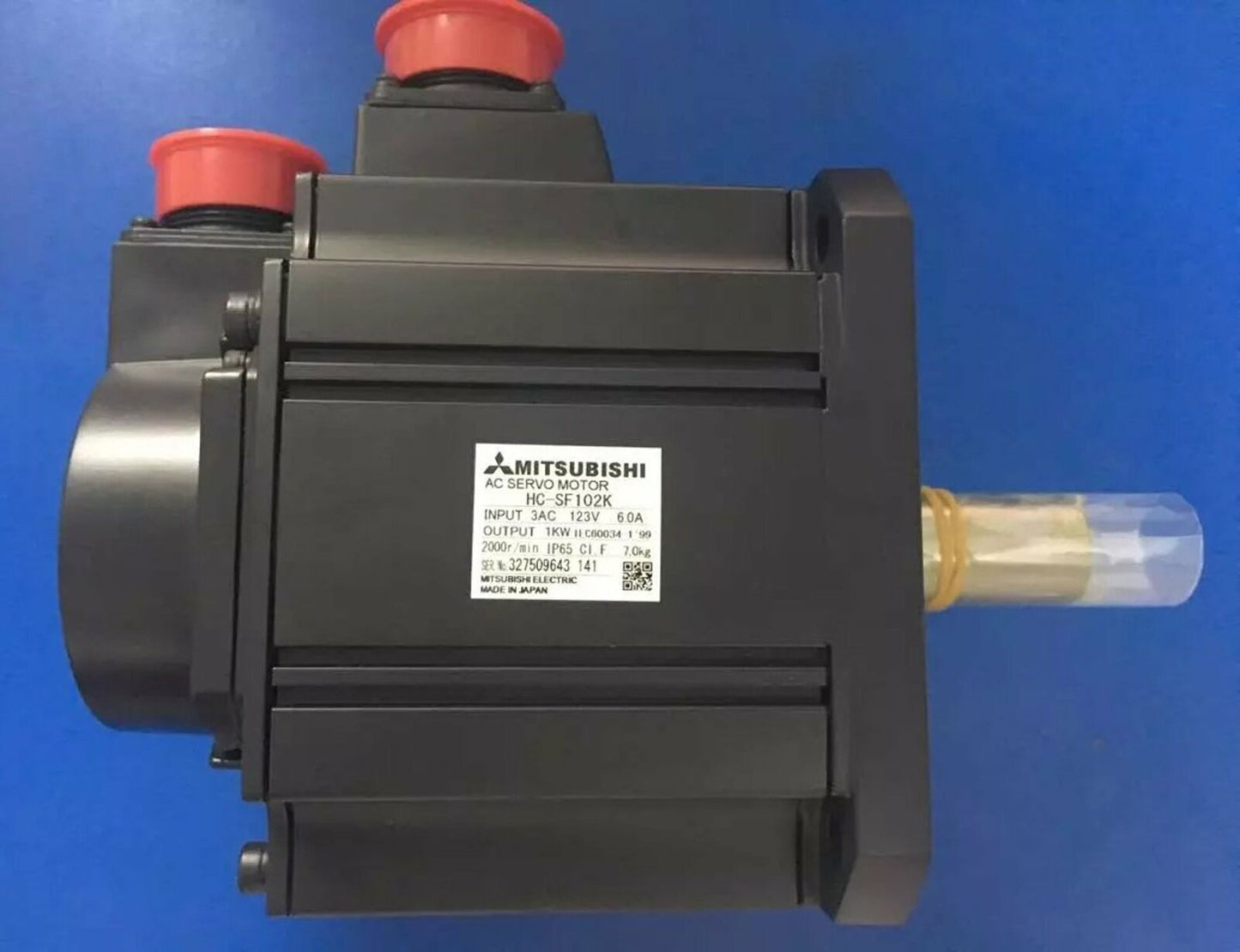 used Mitsubishi HC-SF102K servo motor HCSF102K tested in good condition - MITSUBISHI