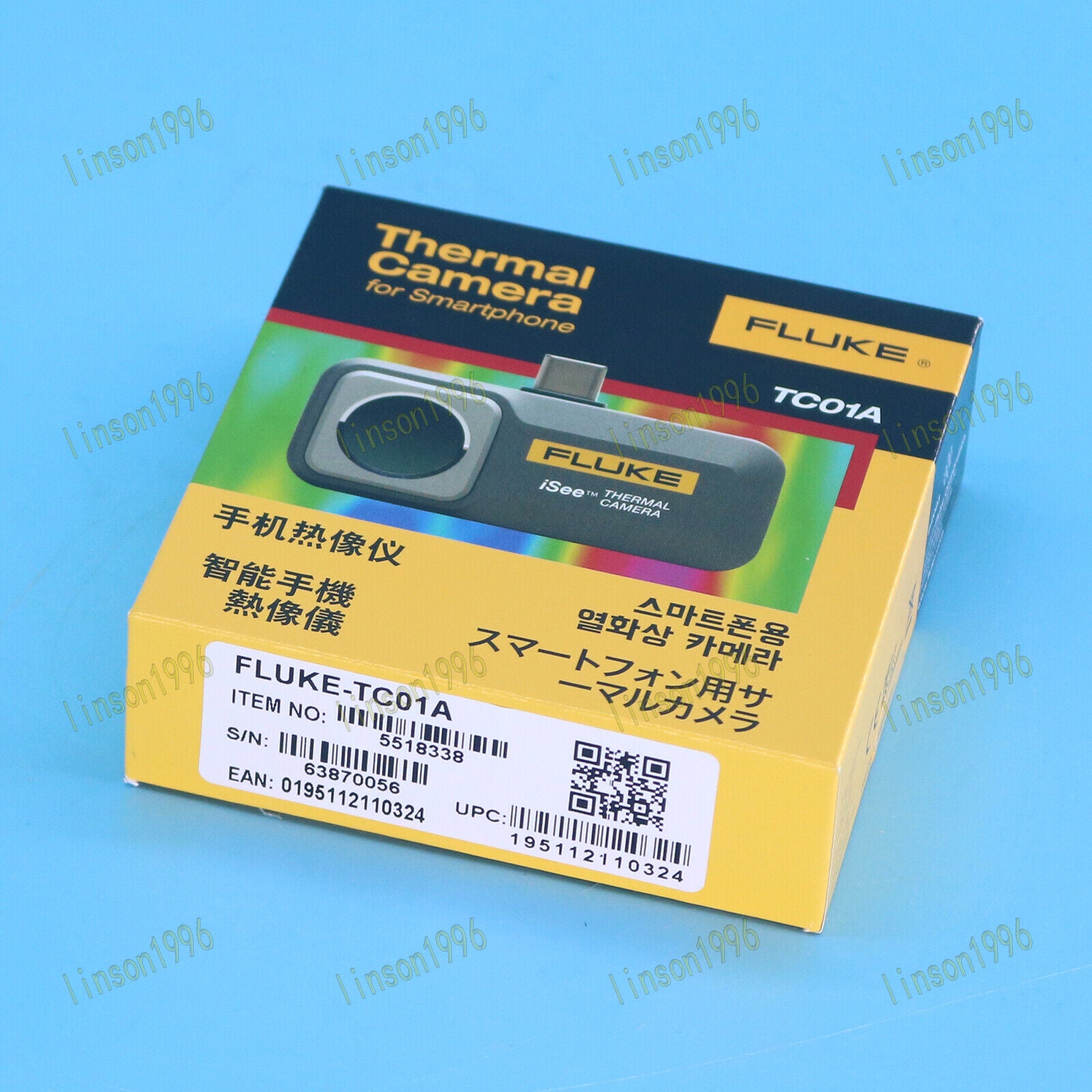 new 1PC Fluke TC01A Mobile Phone Infrared Thermal Imager PCB Circuit Thermal Camera Fluke