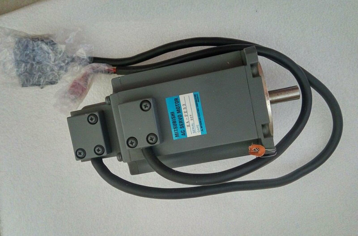 Used Mitsuboshi HA-FE33 servo motor in excellent condition - MITSUBISHI