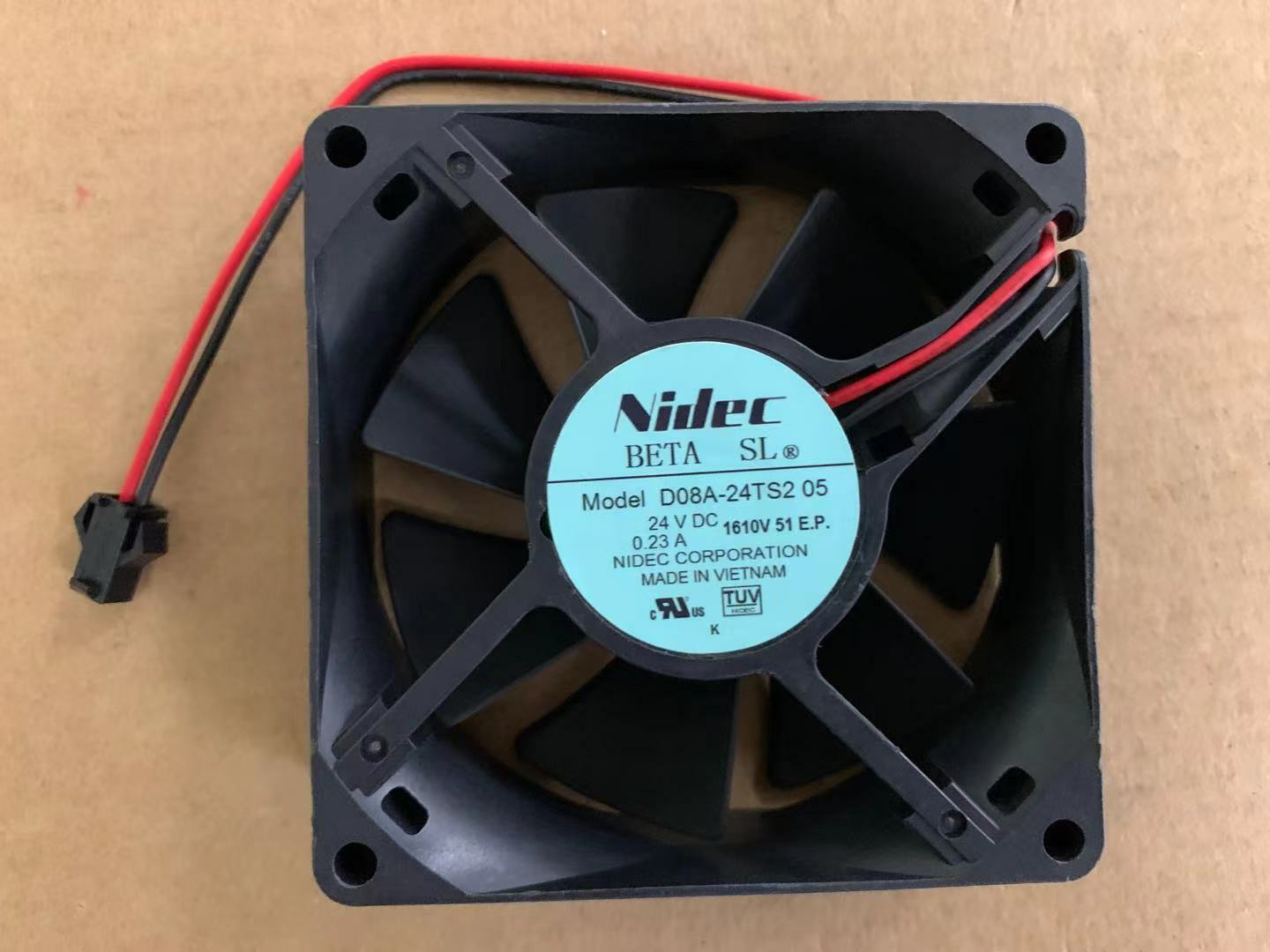 NIDEC D08A-24TS2 24V 80x25mm Inverter Cooling Fan with 4250 RPM