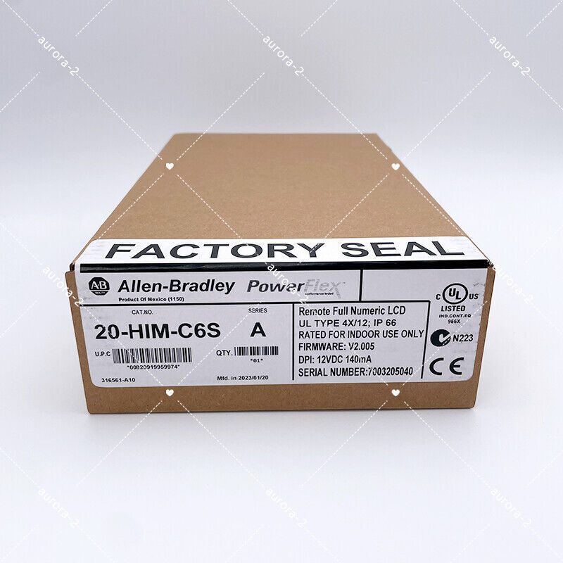 Allen Bradley Home Monitoring System, 20-HIM-C6S, Powerflex Wall-Mounted LCD Panel Mount, 20-HIM-C6S SER. A Powerflex Panel Mount LCD HIM 20HIMC6S - ALLEN BRADLEY