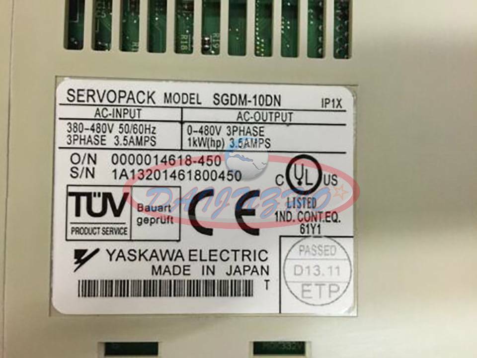 New 1-PC Yaskawa SGDM-10DN AC Servo Drive - YASKAWA