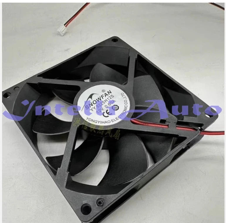 1PCS SNOWFAN YY9225H12S 12V 0.60A 9CM 9225 Large Airflow Cooling Fan