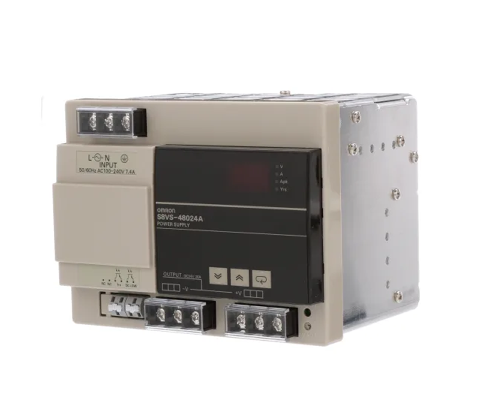 Omron S8VS-48024A DIN Rail Power Supply 5V 480W 100~240VAC - OMRON