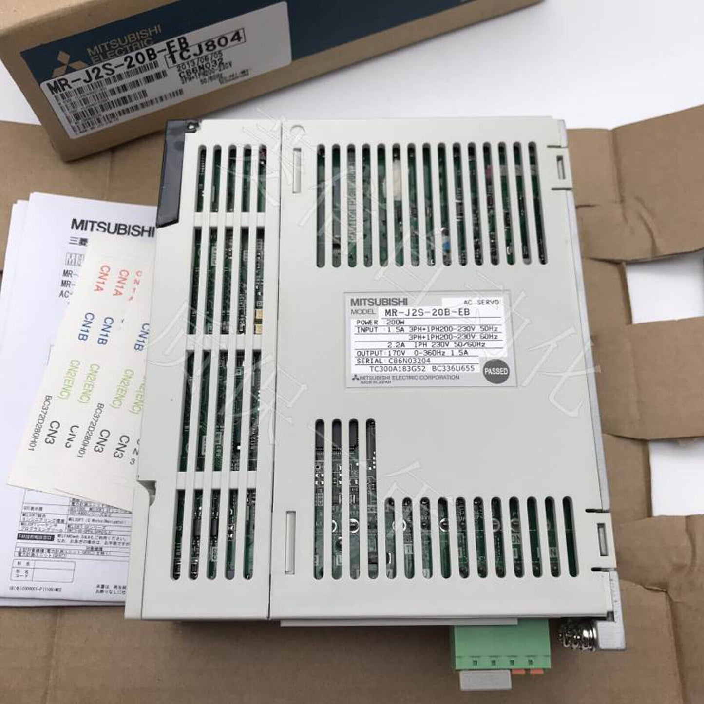 Mitsubishi MRJ2S20BEB Servo Drive MR-J2S-20B-EB 1 Year - MITSUBISHI