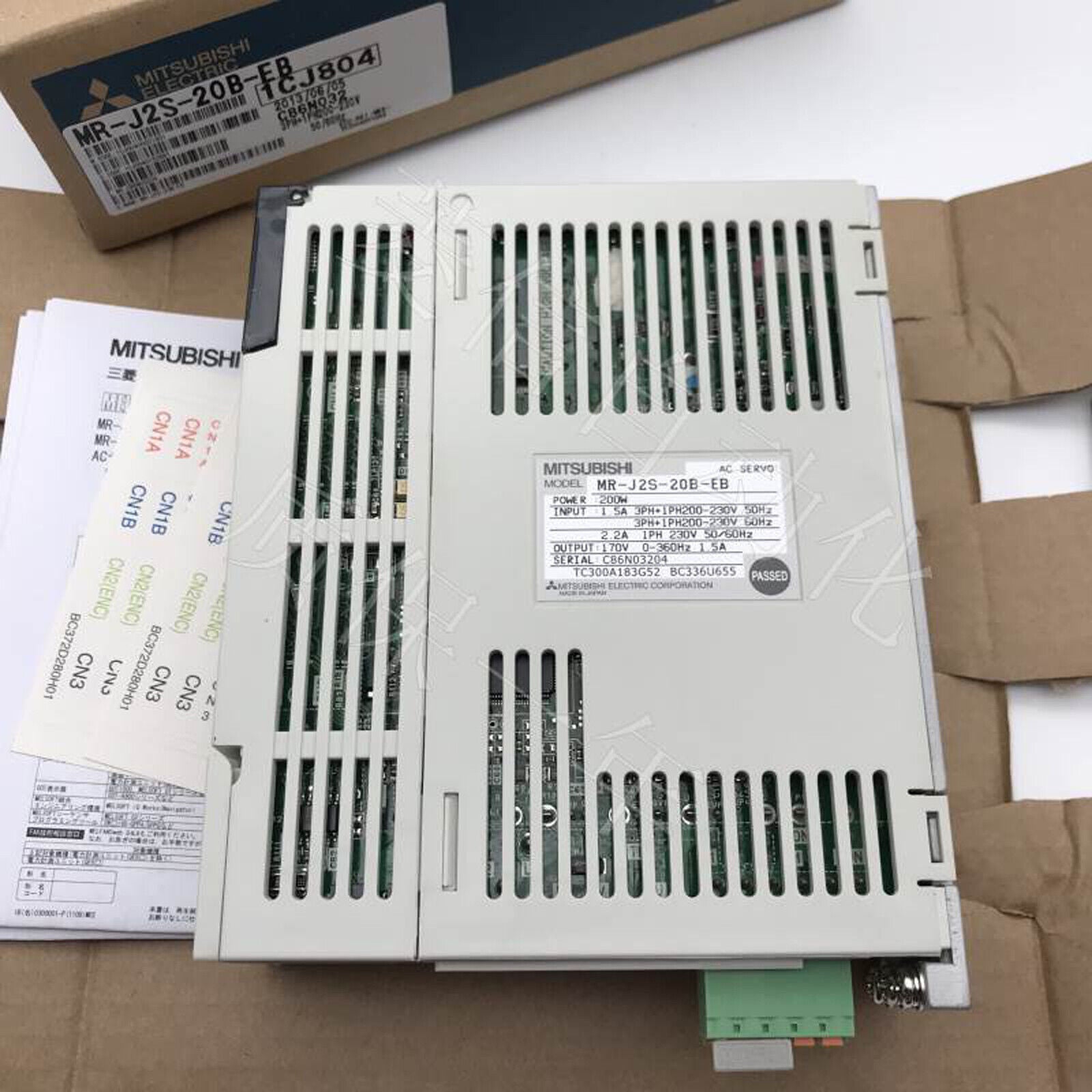 Mitsubishi MRJ2S20BEB Servo Drive MR-J2S-20B-EB 1 Year - MITSUBISHI