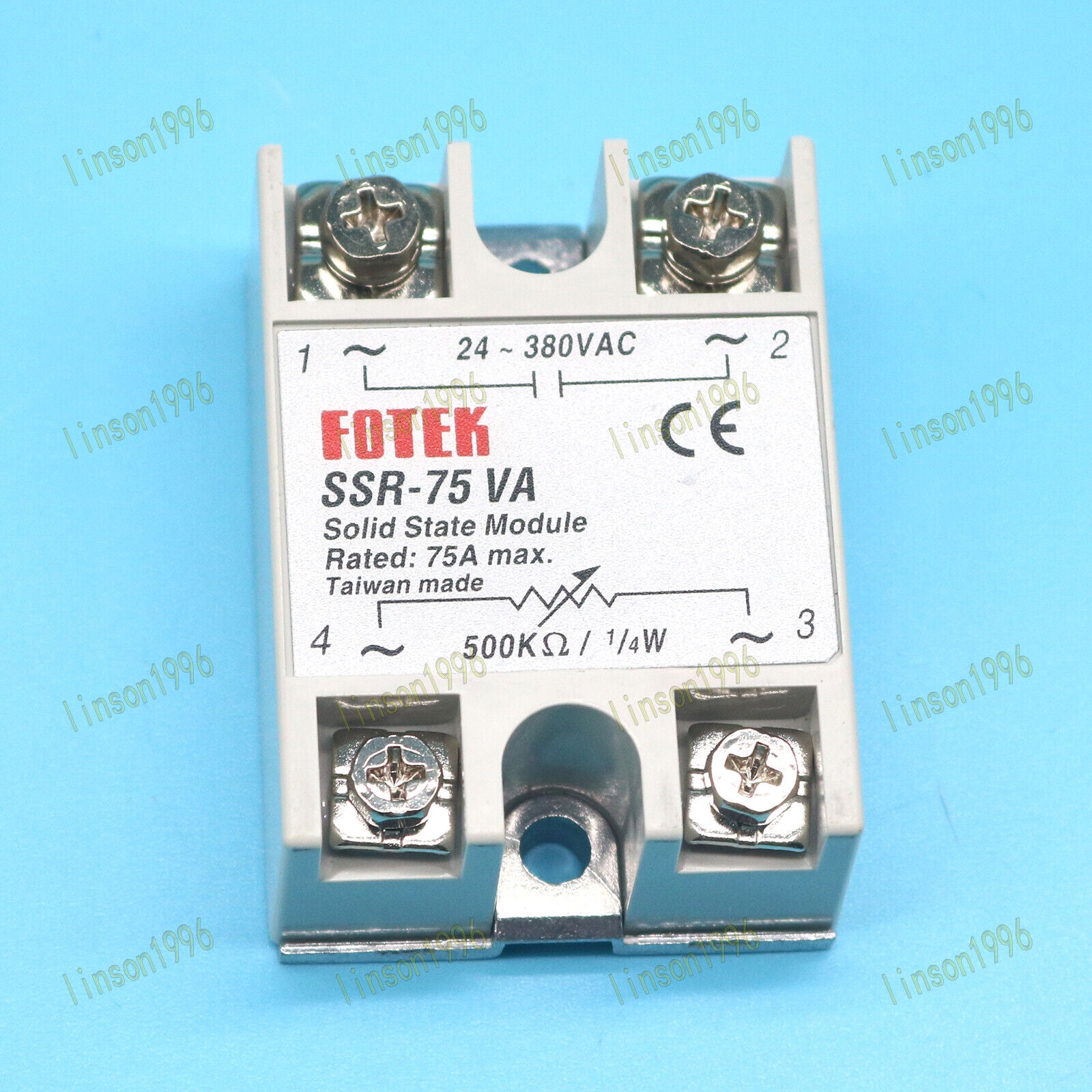 new One   FOTEK Solid state relay SSR-75VA Fast Delivery