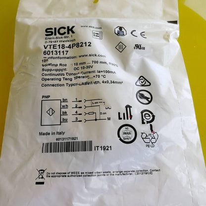 1PC Proximity Switch Sensor - Sick VTE-18-4P8212 - SICK