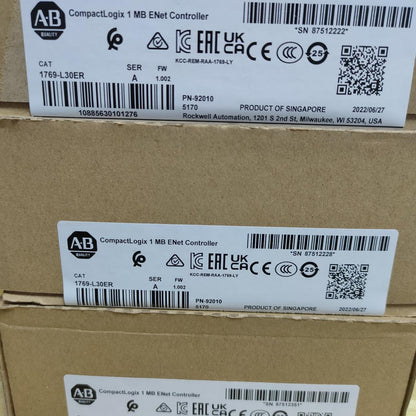 Allen Bradley 1769-L30ER CompactLogix Controller 1 MB ENet 1769 L30ER - ALLEN BRADLEY