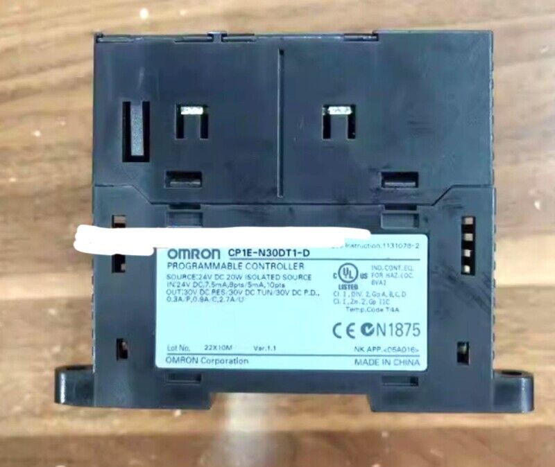 Omron CP1E-N30DT1-D CPU Unit - OMRON