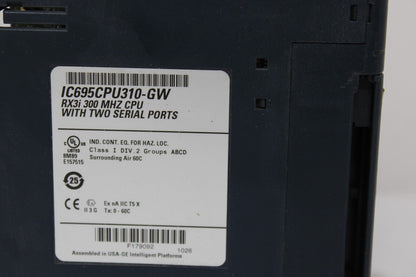 used GE Fanuc IC695CPU310-GW Processor Module - GE
