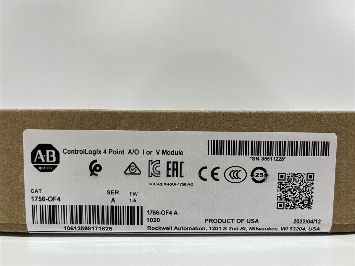New Factory Sealed AB 1756-OF4 SER A SHIP 1PC - AB