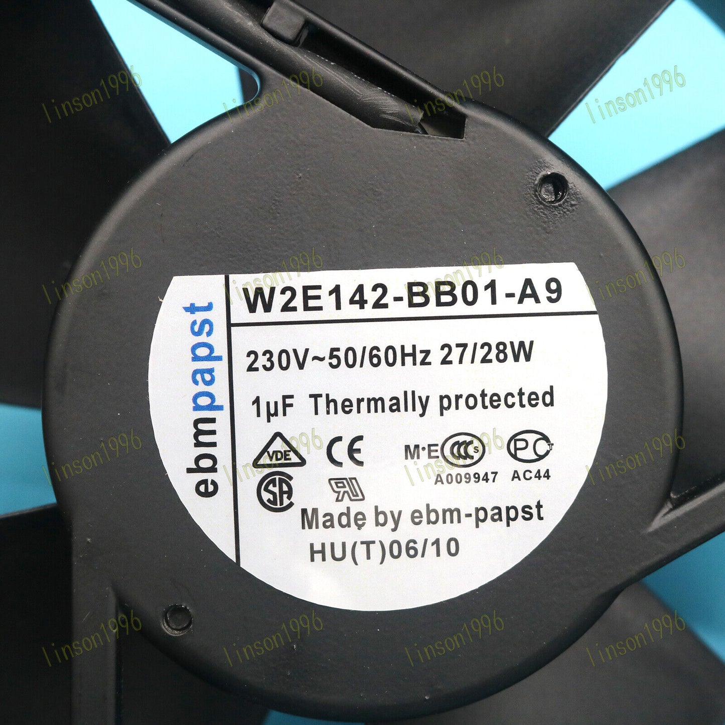 1pc W2E142-BB01-A9 AC 230V 50/60Hz 27W FAN SHIP - SHIPS INDIA