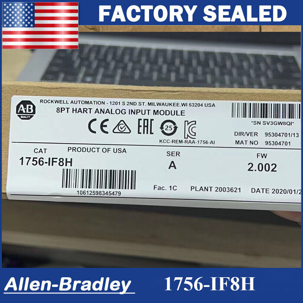 Allen Bradley 1756-IF8H Analog Input Module HART Control Logix - ALLEN BRADLEY