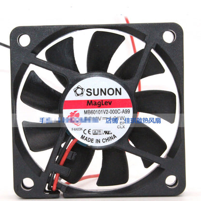 1pcs SUNON MB60101V2-000C-A99 12V 1.4W 6010 ultra-thin cooling fan