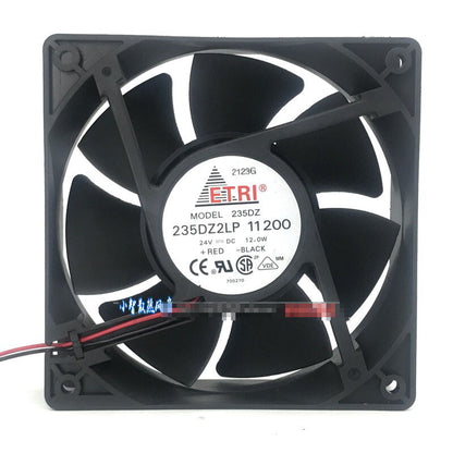 1pcs ETRI 235DZ2LP 11200 12038 12CM 24V 12.0W 2-wire inverter fan