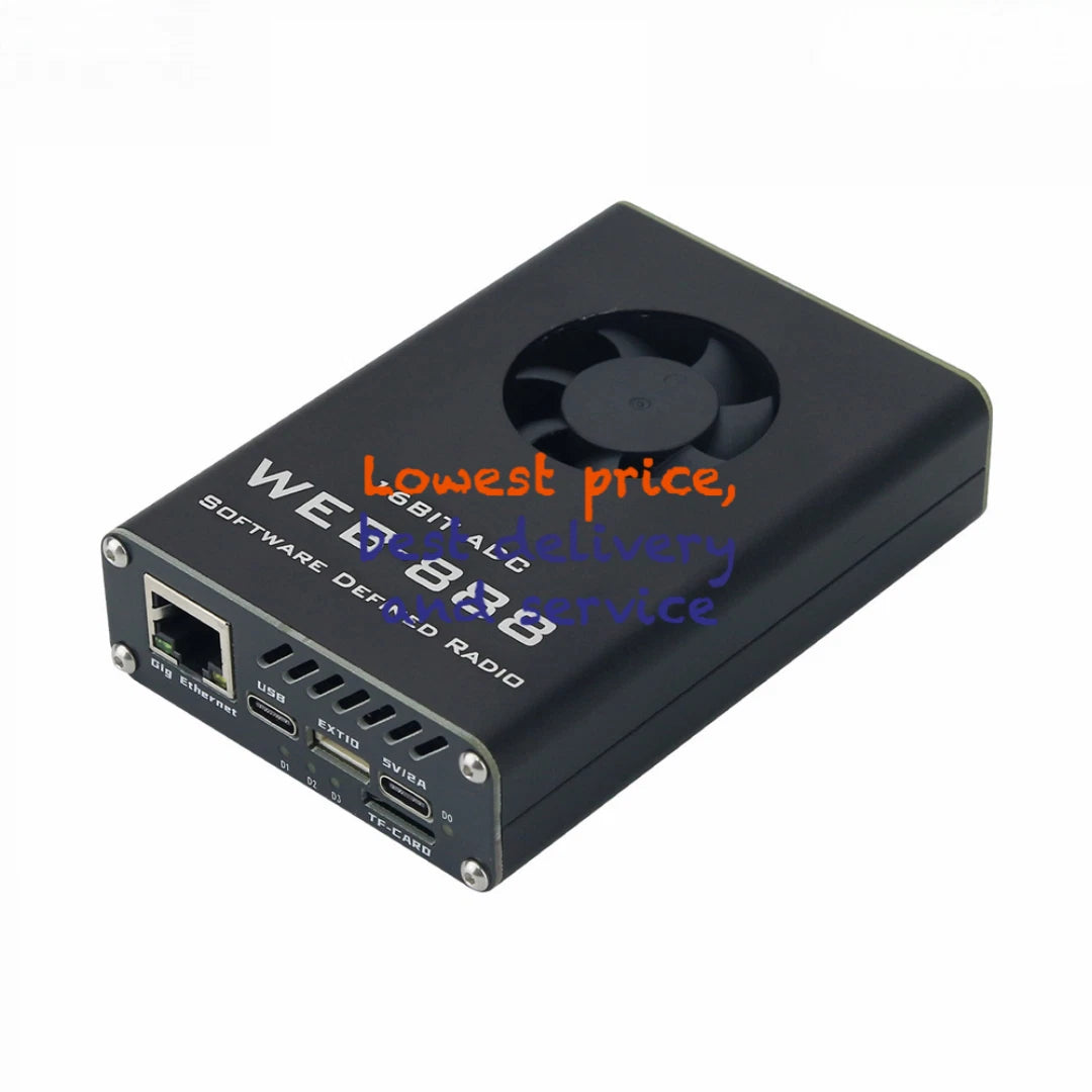 1PC WEB-888 SDR Radio Receiver with 16bit ADC 62M Bandwidth Fast shipping