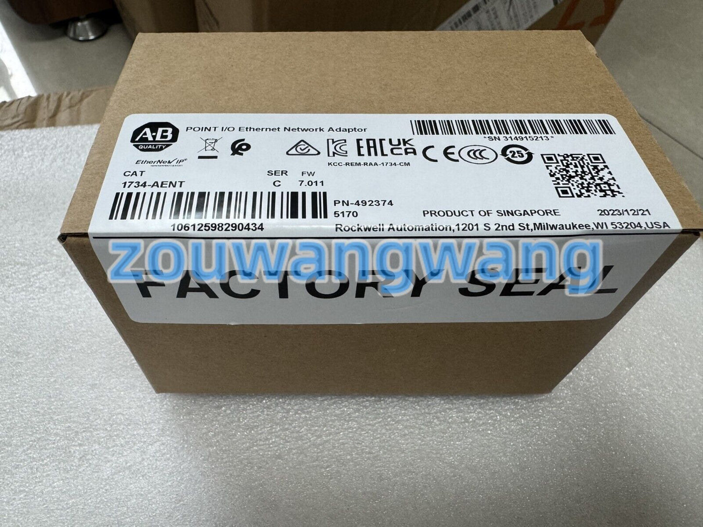 new Allen-Bradley 1734-AENT POINT Ethernet Network Adaptor 1734AENT  Sealed#Z