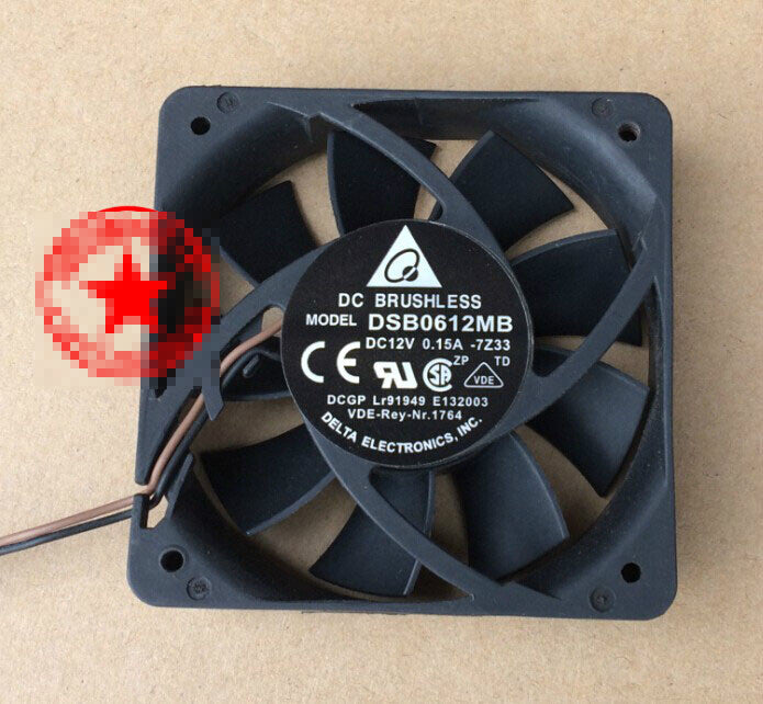 1pcs DELTA DSB0612MB 12V 0.15A 6015 6CM cooling fan