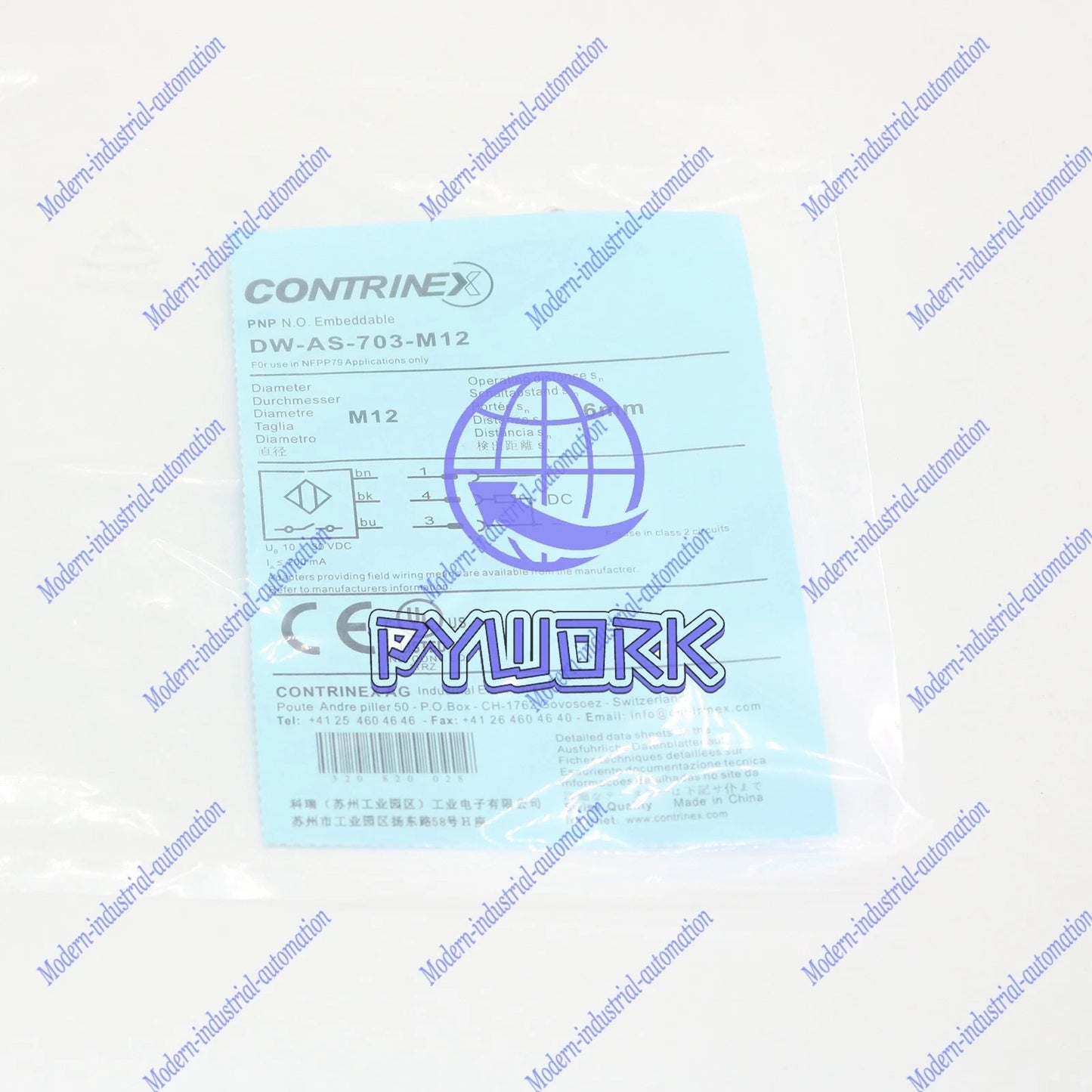 1PCS For CONTRINEX DW-AS-703-M12 PROXIMITY SENSOR Free Shipping#QW