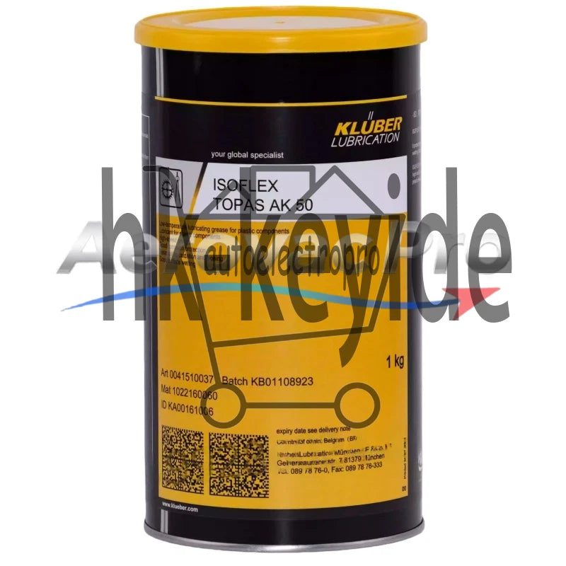 1Pcs KLUBER ISOFLEX TOPAS AK 50 Grease 1Kg (2.2 LB) AK50 SAFE RELIABLE
