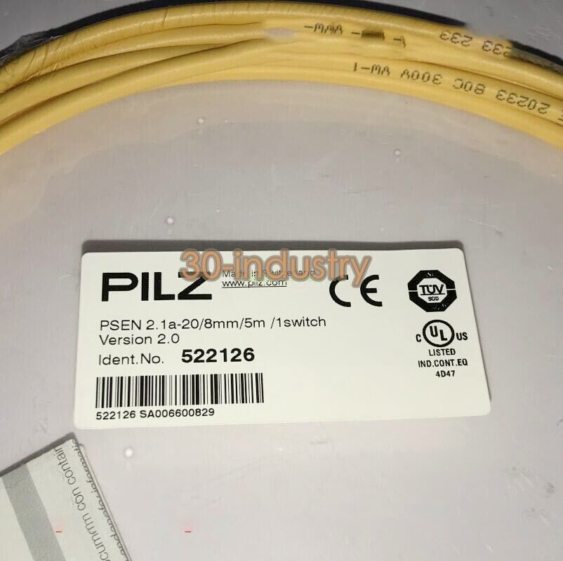 PILZ Safety Switch PSEN 2.1a-20/8mm/5m 522126 - 1PCS - koeed