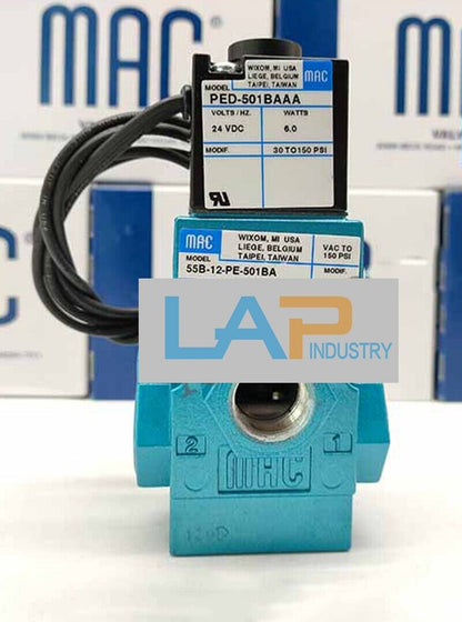 NEW Solenoid Valve 55B-12-PE-501BA - High Performance & Reliability - TEKTRONICS