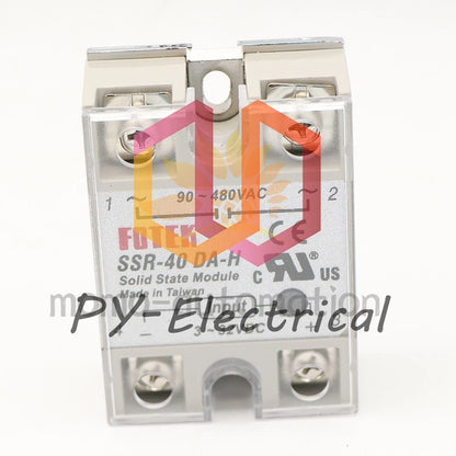 2 PCS FOTEK single-phase solid state relay SSR-40DA-H high voltage 480V 40A