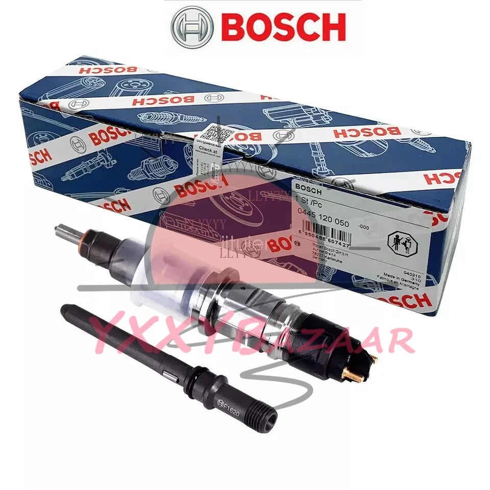 6X Diesel Fuel Injector W/Tubes 0445120050 For Bosch Dodge Ram 2500/3500 6.7L