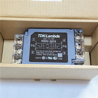 new 1pcs TDK-Lambda EMC Power Filter RSEN-2003 3A 250V Single Phase - TDK-LAMBDA
