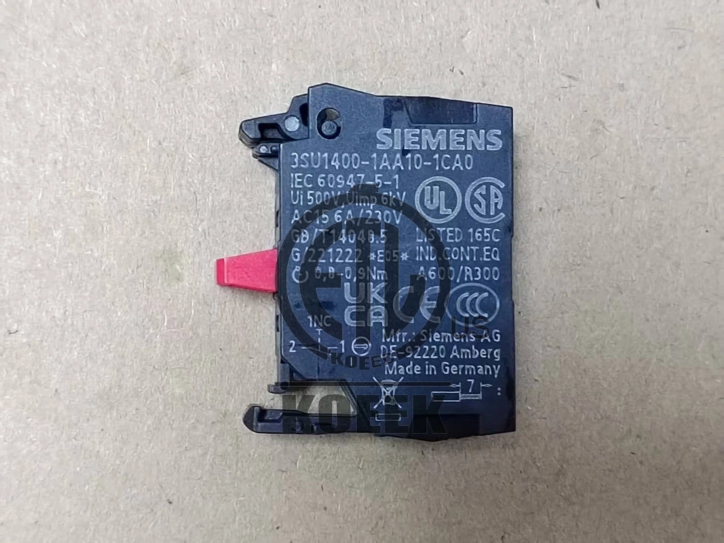 1PC FOR 3SU1100-1HB20-1CF0 Emergency stop switch