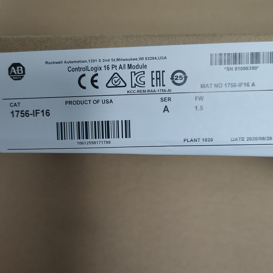 Allen Bradley ControlLogix 16 Pt Input Module 1756IF16 Sealed - ALLEN BRADLEY