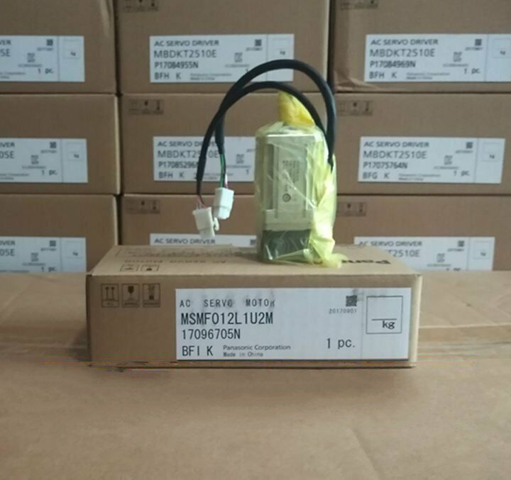 New One-Year Panasonic AC Servo Motor MSMF012L1U2M - PANASONIC