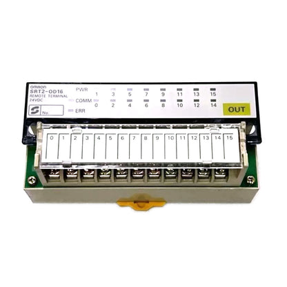 new Omron Automation and Safety SRT2-OD16 DIN Rail Terminal Blocks 16PT OUTPUT NPN - OMRON
