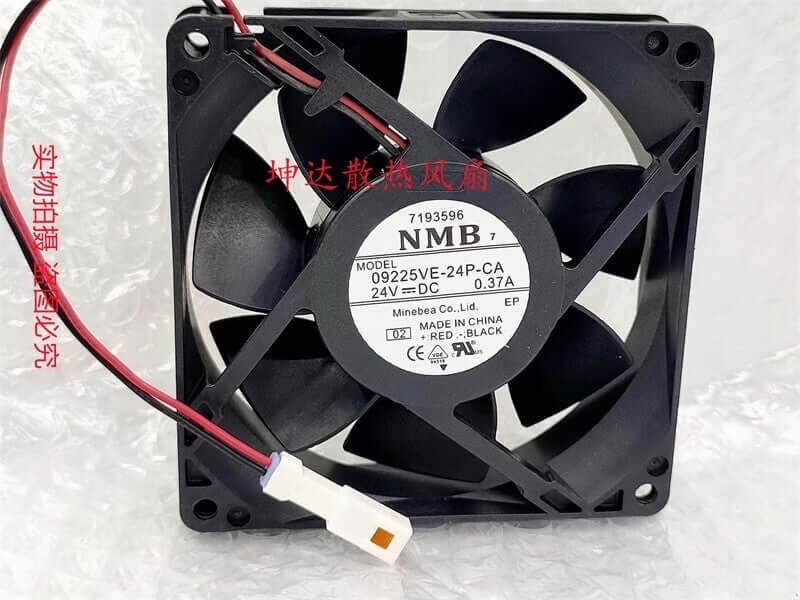NMB 09225VE-24P-CA 9025 DC24V 0.37A 9CM 2-Pin Cooling Fan