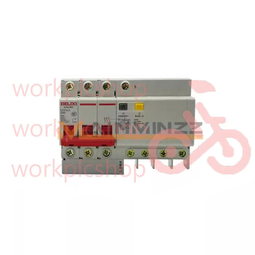 ONE DELIXI Circuit Breaker DZ47sLE 3P+N 16A 20A 25A 40A 50A 63A C16 -C63