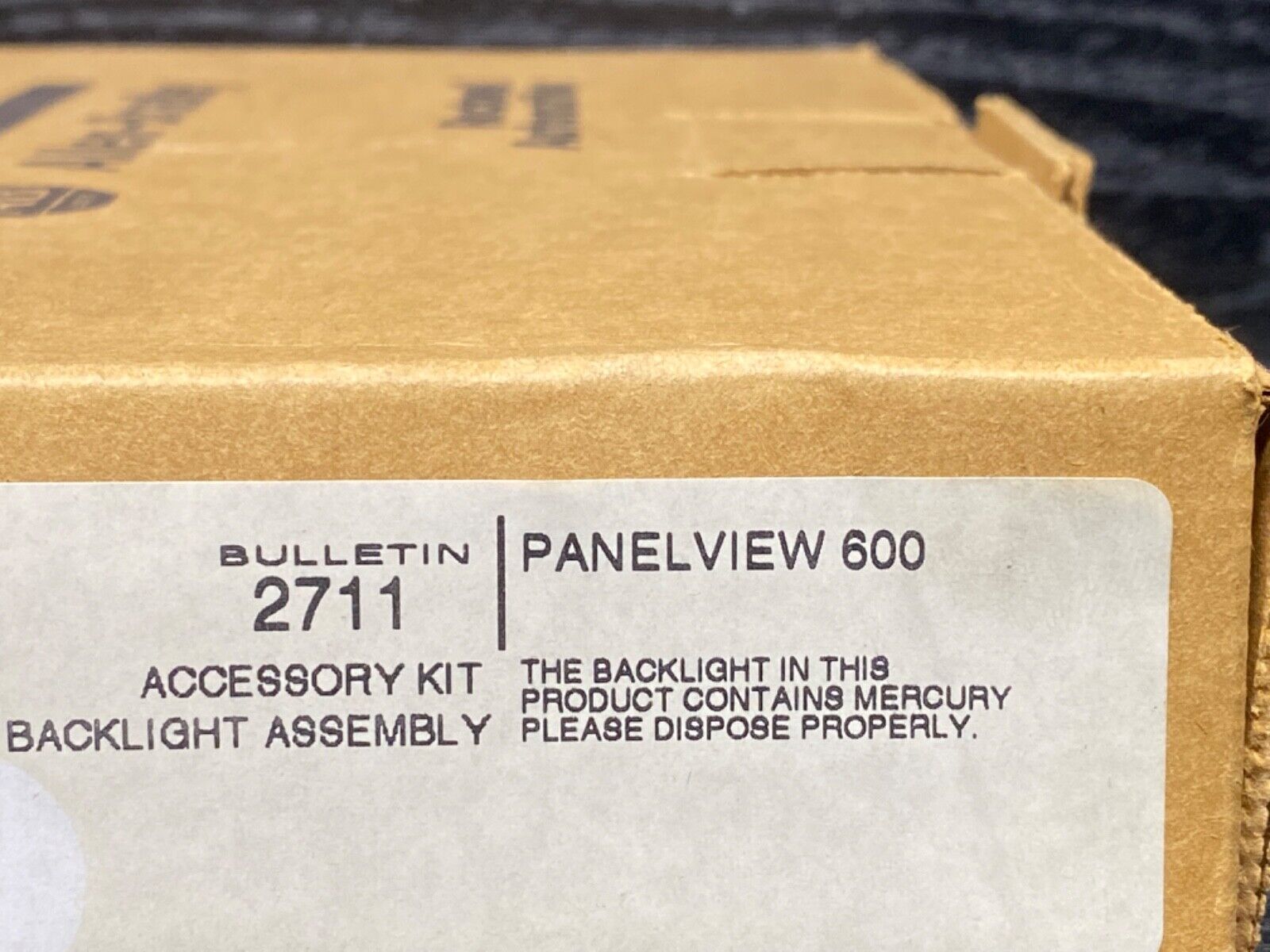 SHIP Allen Bradley 2711-B6C2 A PanelView PV600-B Backlight OEM + - ALLEN BRADLEY