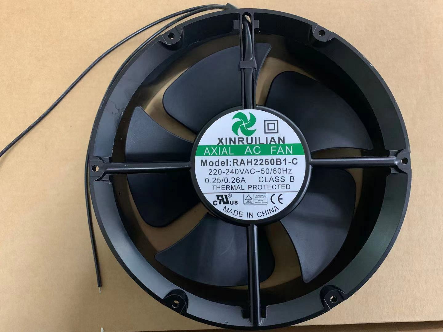 new XINRUILIAN RAH2260B1-C 220V 0.26A 22060 22CM 2-wire high temperature cooling fan - XINRUILIAN