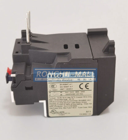 TECO THERMAL OVERLOAD PROTECTOR Relay RHU-10/20K1 15-20A - TECO