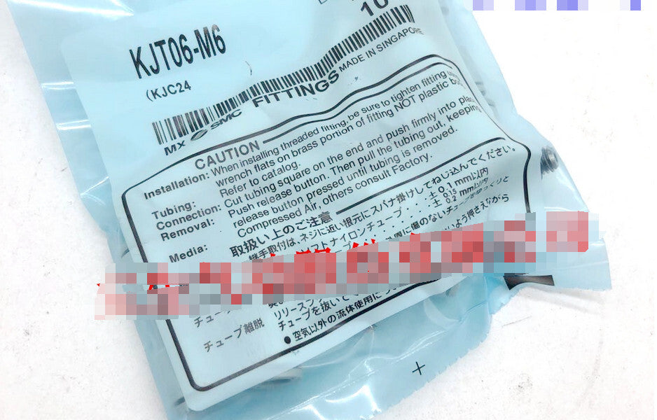 1Bag/10pcs SMC KJT06-M6 KJT06M6 Fittings Free Shipping #SM